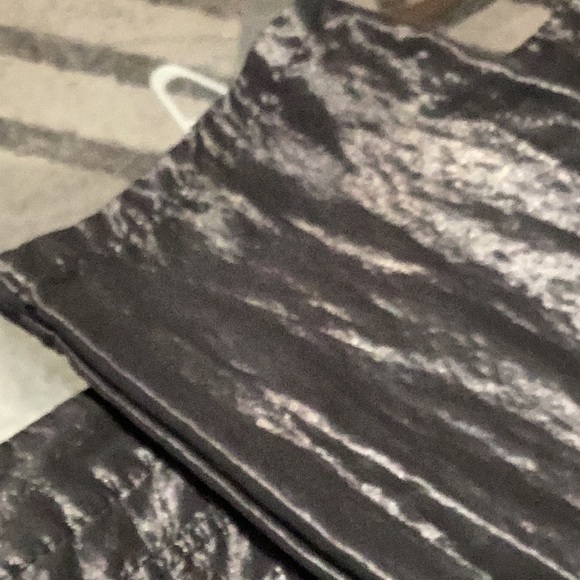 NWT. Zara. Satin Pants. Black shimmer. 30” waist. Bootcut. Gorgeous! - Picture 8 of 8